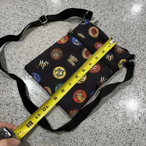 Nwot Harry Potter Bag Purse Should Crossbody Adjustable Black Gift - Picture 5 of 6